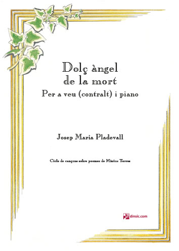 Dolç àngel de la mort, per a veu (contralt) i piano