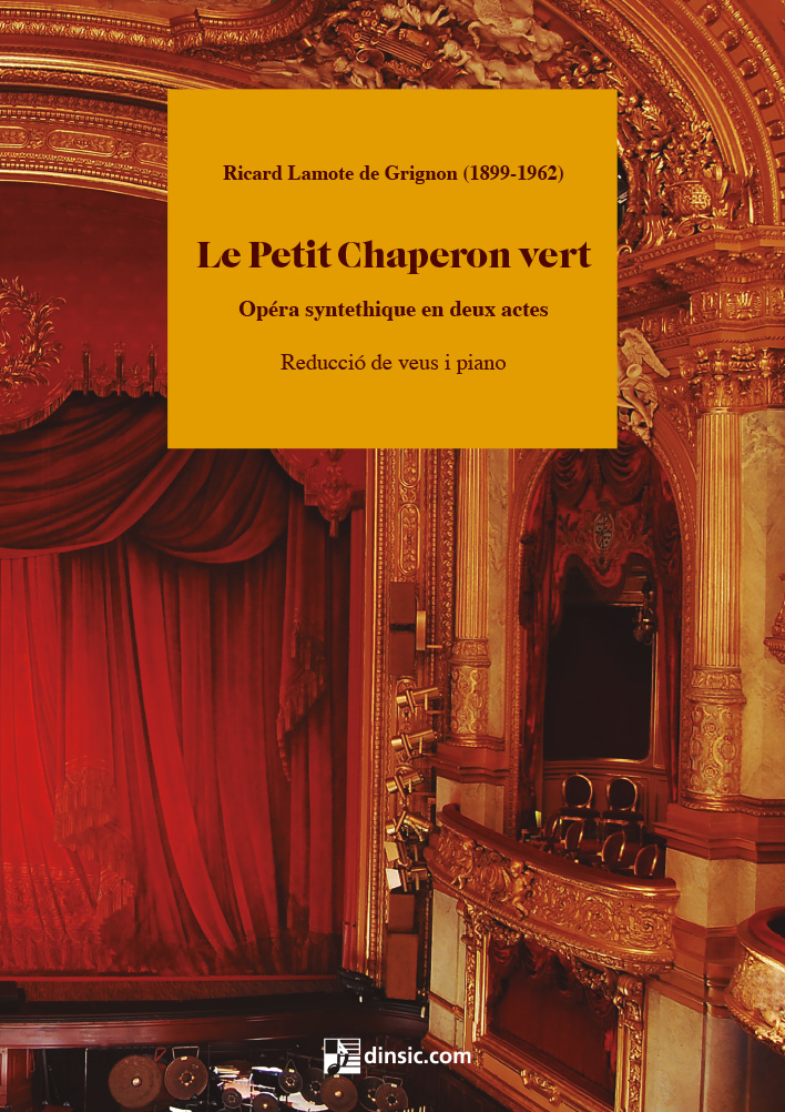Le Petit Chaperon Vert (partitura general d'estudi)