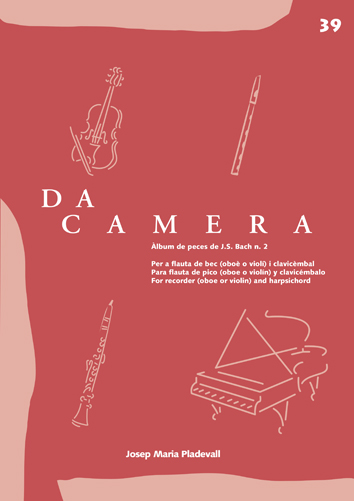 Da Camera 39: álbum de piezas de J. S. Bach n. 2