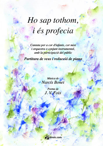 Ho sap tothom, i és profecia (reducción de voces y piano)